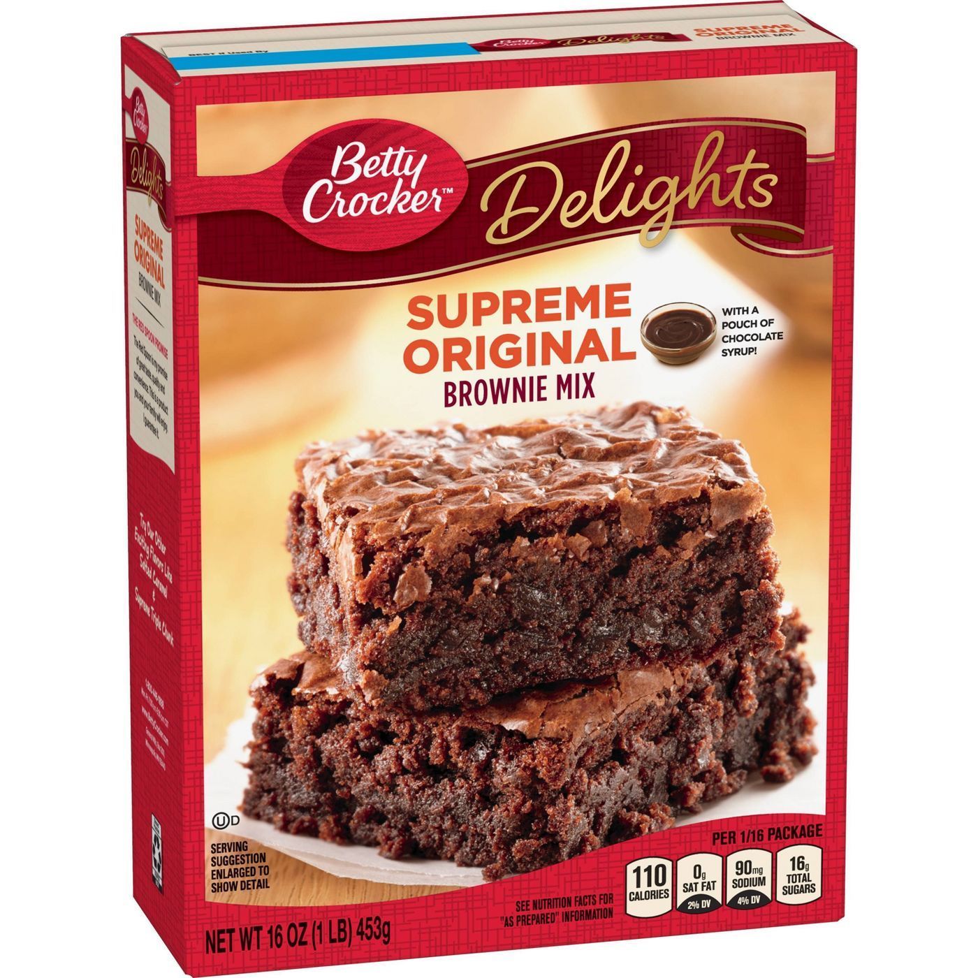 Betty Crocker Supreme Original Brownie Mix 453g