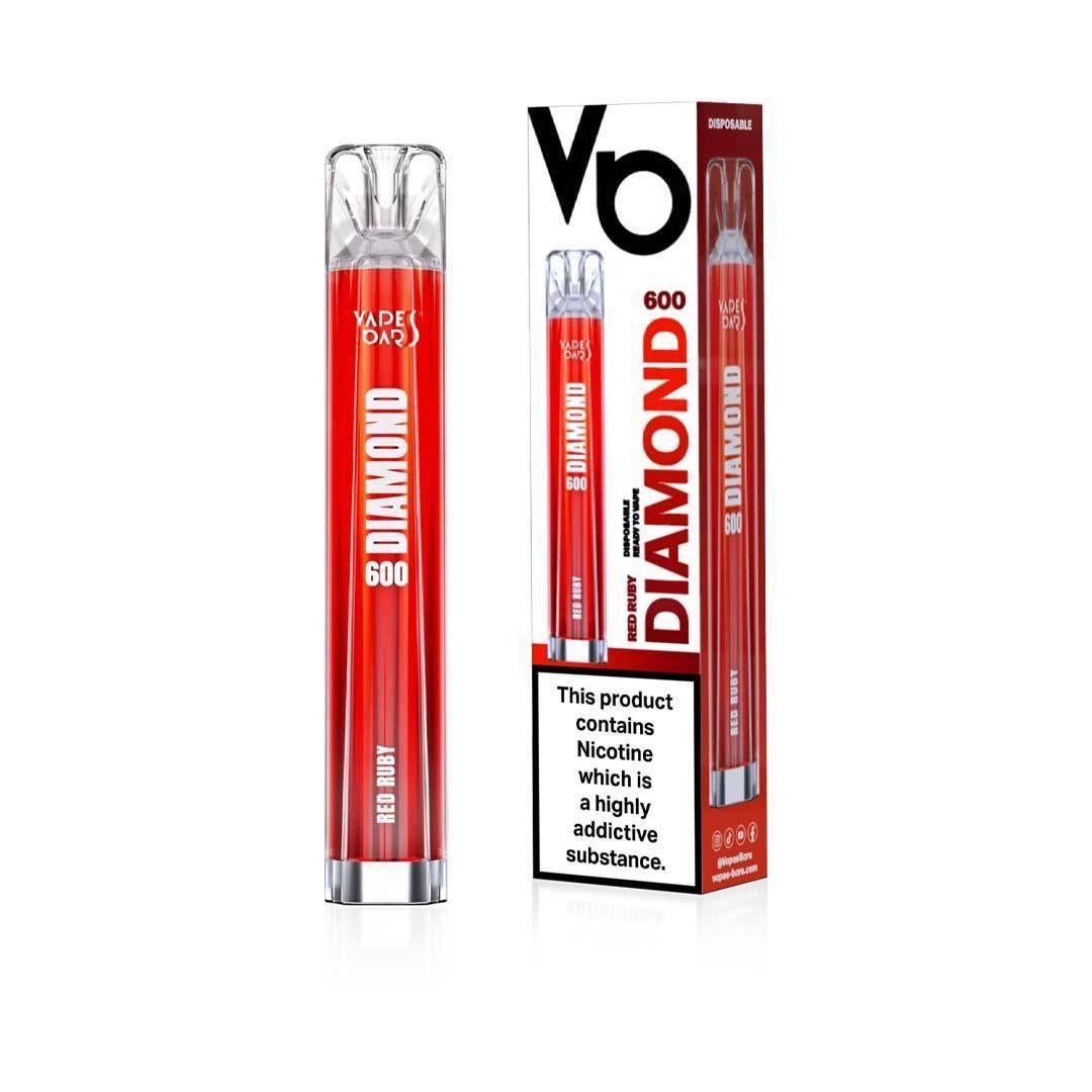 Diamond 600 Red Ruby Disposable Vape - Click & Vape