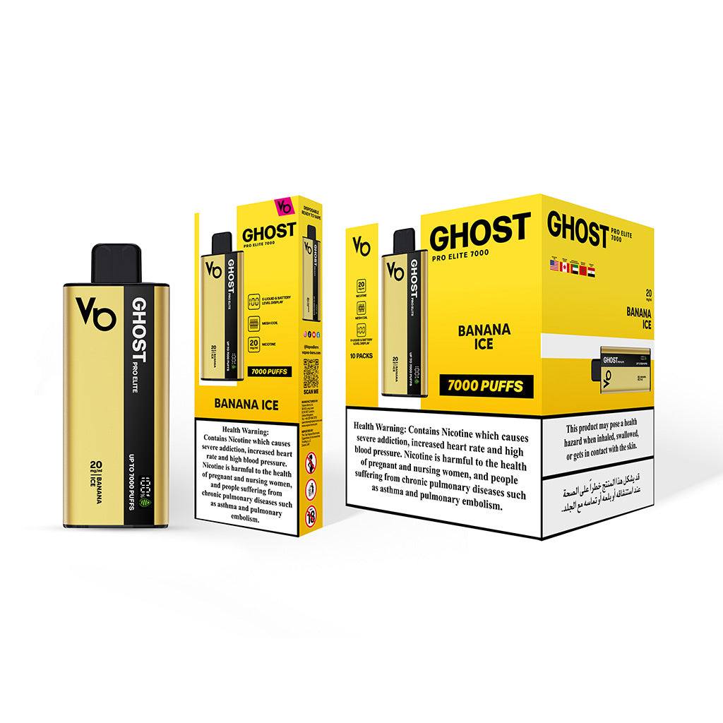 Ghost Pro Elite 7000 Vapes Bars Disposable - Click & Vape