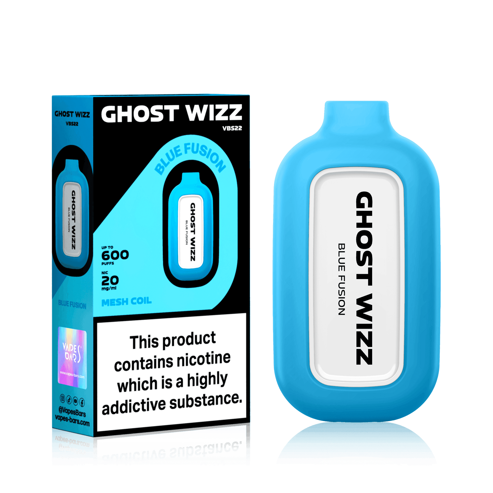 GHOST WIZZ BLUE FUSION Disposable Vape - Click & Vape