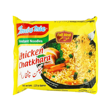 INDOMIE INSTANT NOODLES CHICKEN CHATKHARA FLAVOUR 120GM