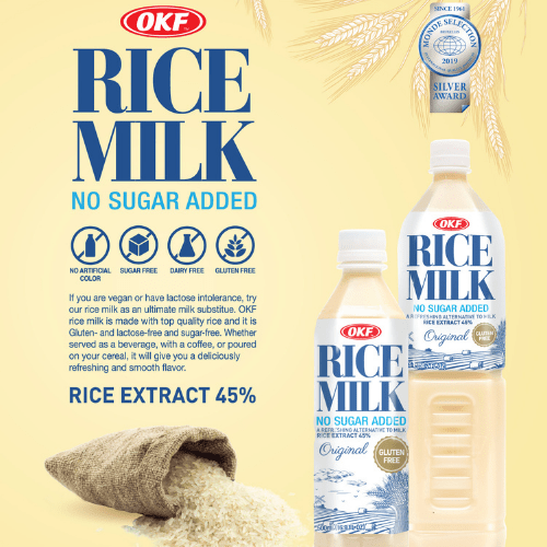 Rice Milk Sugar Free - 500ML